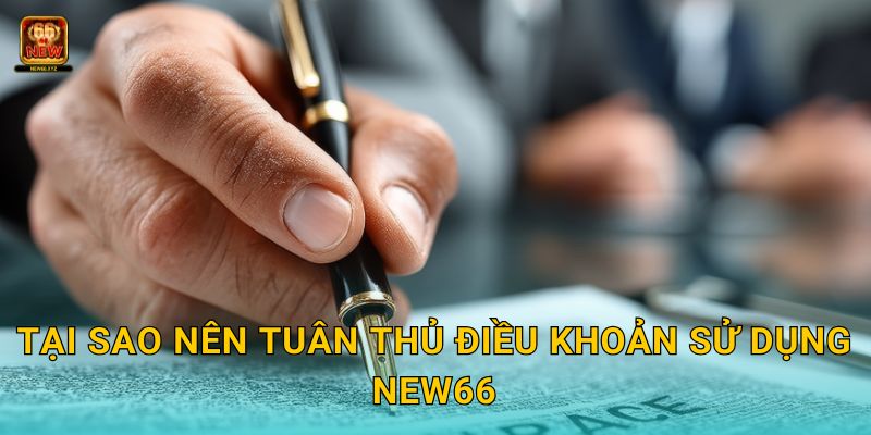 Tại sao nên tuân thủ Điều khoản sử dụng New66