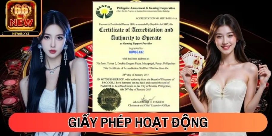 Giấy phép hoạt động